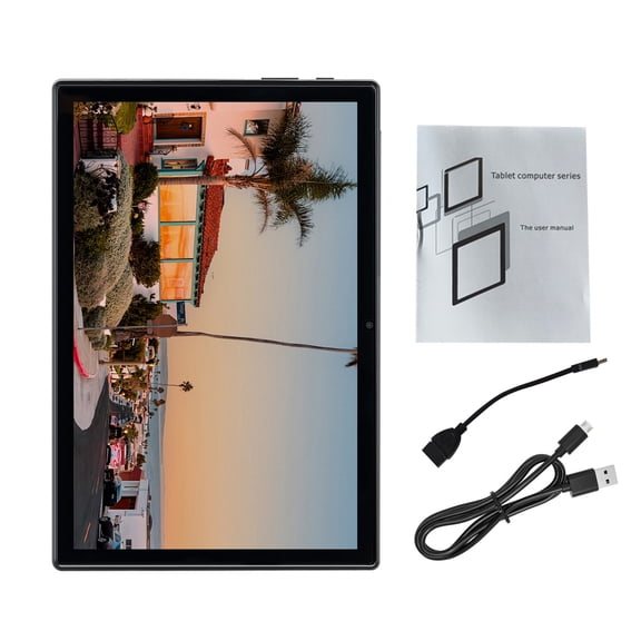 4G Calling Tablet Inch Tablet for 11 System, 10 Inch HD Screen, 6GB RAM 128GB ROM, Dual SIM Slot, 5MP 8MP Dual Camera, 2.4G/5G Dual-Band WiFi, BT, TF Card Slot, 8000mAh Battery, Type-C