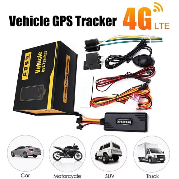 4G Car GPS Tracker Real-time Tracking Locator Device Remote Control Anti Theft