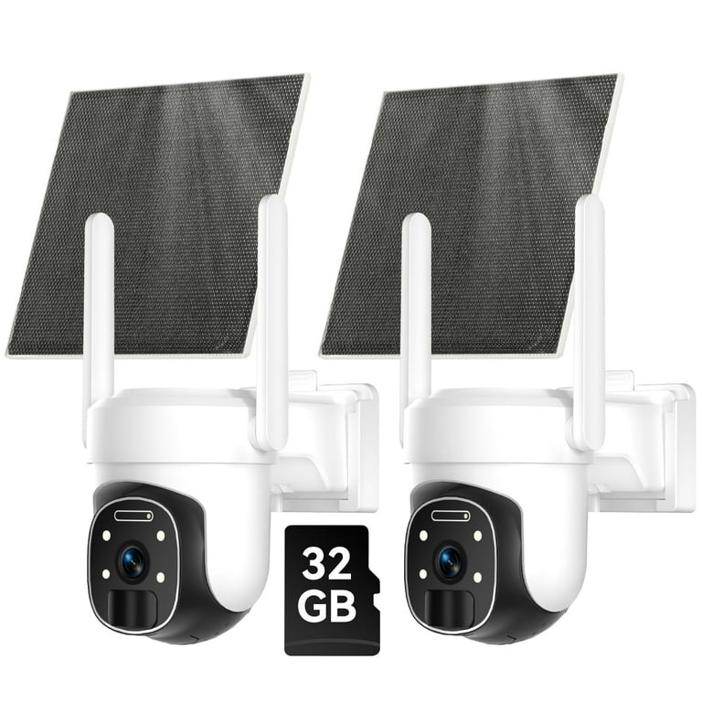 AEEZO, Cellular Security Camera Outdoor, 4G LTE 2K with Night