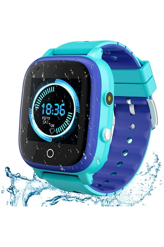 4G GPS Smart Watch, Girls Boys, IP67 Waterproof Sports Smart Watch, For Kids, With Camera WiFi Video Call Phone Call SOS Pedometer, Suitable For 3-14 Years Old