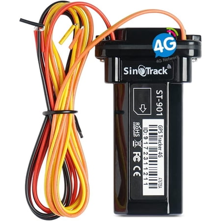 4G GPS Tracker for Vehicles, ST-901L LTE Mini GPS Tracker Waterproof Locator Real-Time Location Device for Car Motorcycle Truck Taxi with No Monthly Fee ng System