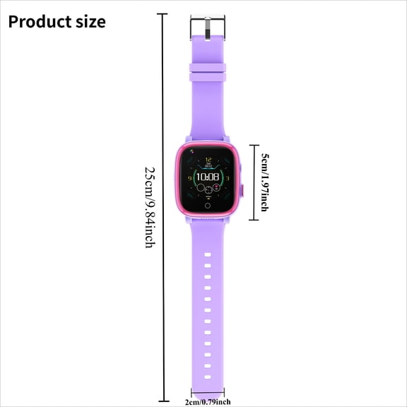 4G Kids Smart Game Watch with GPS Camera Video Recorder Educational Games, Parental Time Control Wrist Watch Perfect Gift for Boys Girls