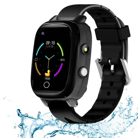 4G Kids Smart Watch,Kids Phone Smartwatch w GPS Tracker Waterproof,Alarm,Pedometer,Camera,SOS,Touch Screen WiFi Bluetooth Digital Wrist Watch for Boys Girls Android iOS,3-12 Years Old Children Gifts