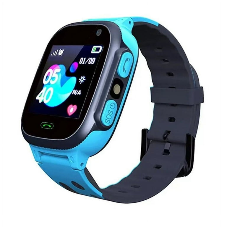 4G Kids Smart Watch Sos Location Camera Children Mobile Phone Voice Smartwatch With Sim Card Smart Watches For Children reloj Q12B blue