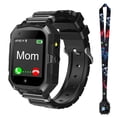 thumbnail image 1 of 4G Kids Smartwatch with SIM Card,GPS Tracker,Boys Girls Smart Watch for Kids with Camera, 2 Way Phone Call, SOS, Smart Wrist Watch, 4-13 Years Children Xmas Birthday Gifts, Black, 1 of 8