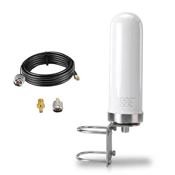 4G LTE 5G Omni Directional Outdoor Antenna 698-6000MHz 10dBi High Gain for Cellular Signal Boosters, Routers, Gateways and Modems
