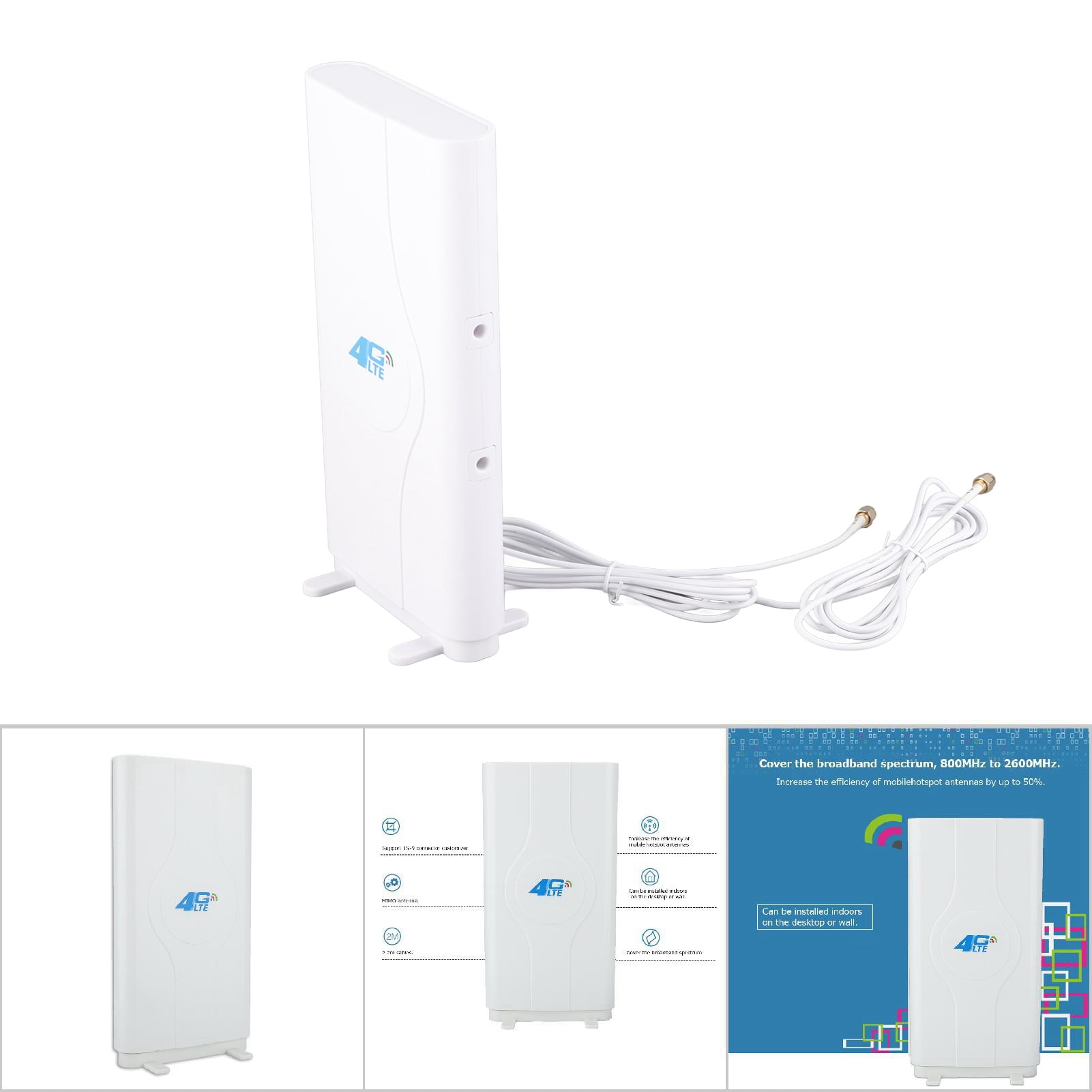 4G LTE Antenna,ASHATA 4G High Power LTE Antenna 88dBi High Gain Network