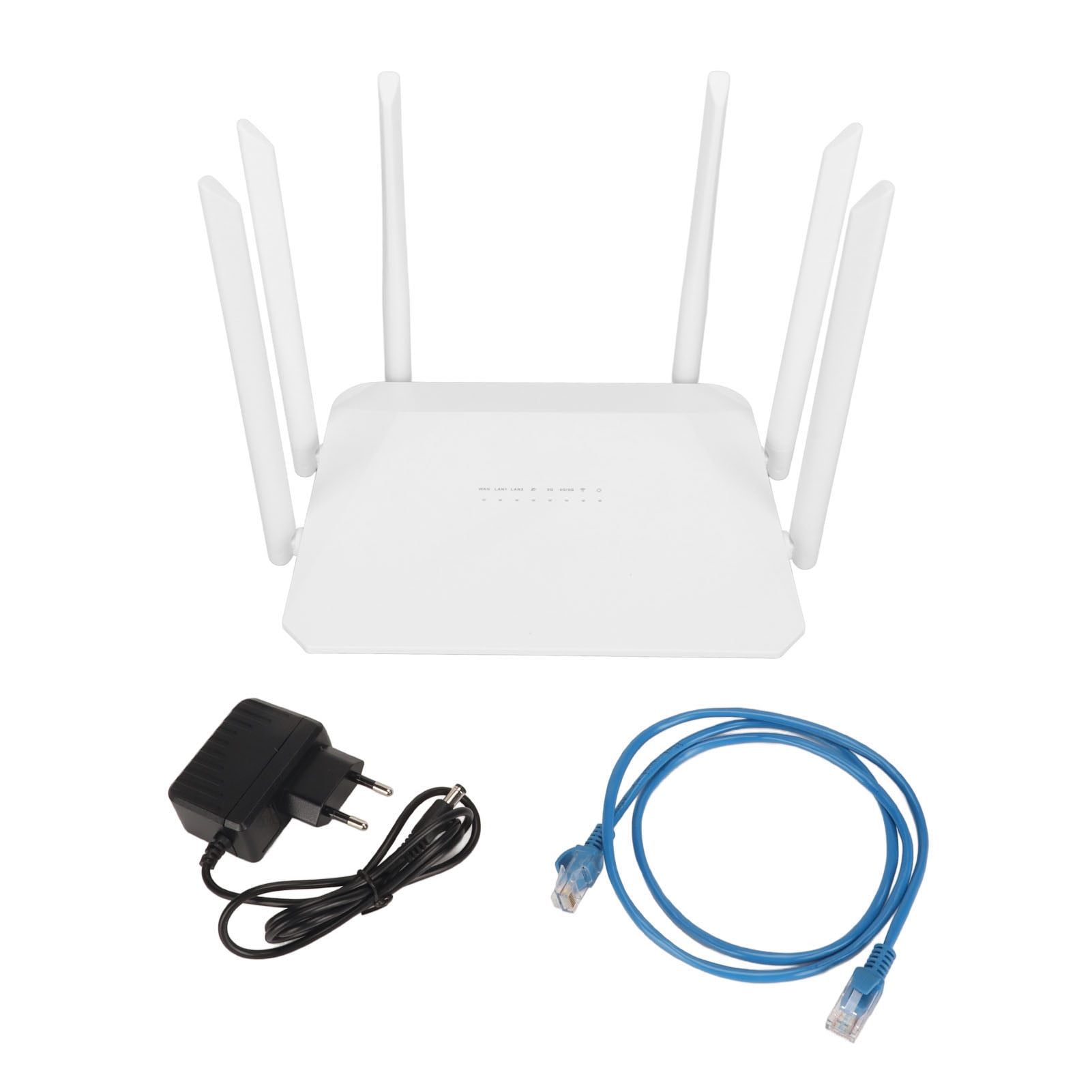4G LTE CPE WiFi Router with SIM Card Slot 3 Network Interfaces Plug and