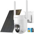 thumbnail image 1 of 4G LTE Cell Security Camera Wireless Outdoor, No WiFi Needed, 2K Color Night Vision, 360° View Pan/Tilt, 2 Way Talk, PIR Motion Sensor, Built-in SIM Card (Support Verizon/AT&T/T-Mobile), 1 of 4