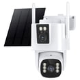 thumbnail image 1 of No WiFi Cellular Security Camera for Farm, Cabin & Jobsite, 4G LTE, 24/7 Recording, Solar Powered, Night Vision, 32GB SD, 1 of 9