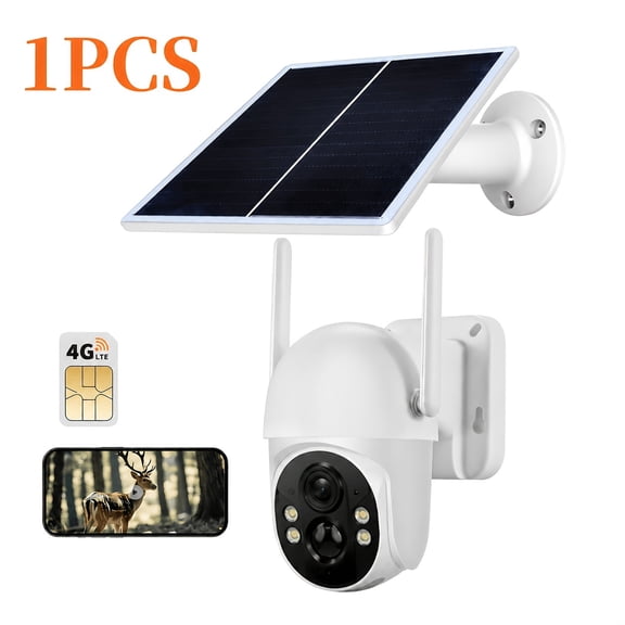 4G LTE Cellular Solar Security Camera