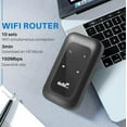 thumbnail image 1 of 4G LTE Mobile WiFi Hotspot Portable Wireless Router with SIM Card Slot High Speed Internet for Travel Business Home Car Sharing Multi-Device Connection Wide Coverage Easy Setup MIFI Smart Router, 1 of 8