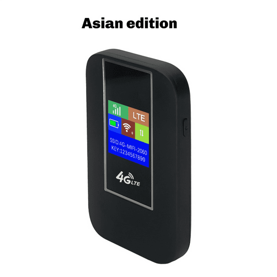 4G LTE Mobile WiFi Router with SIM Card Slot 150Mbps Pocket Hotspot Portable WiFi Router for Home Office RV Camping A