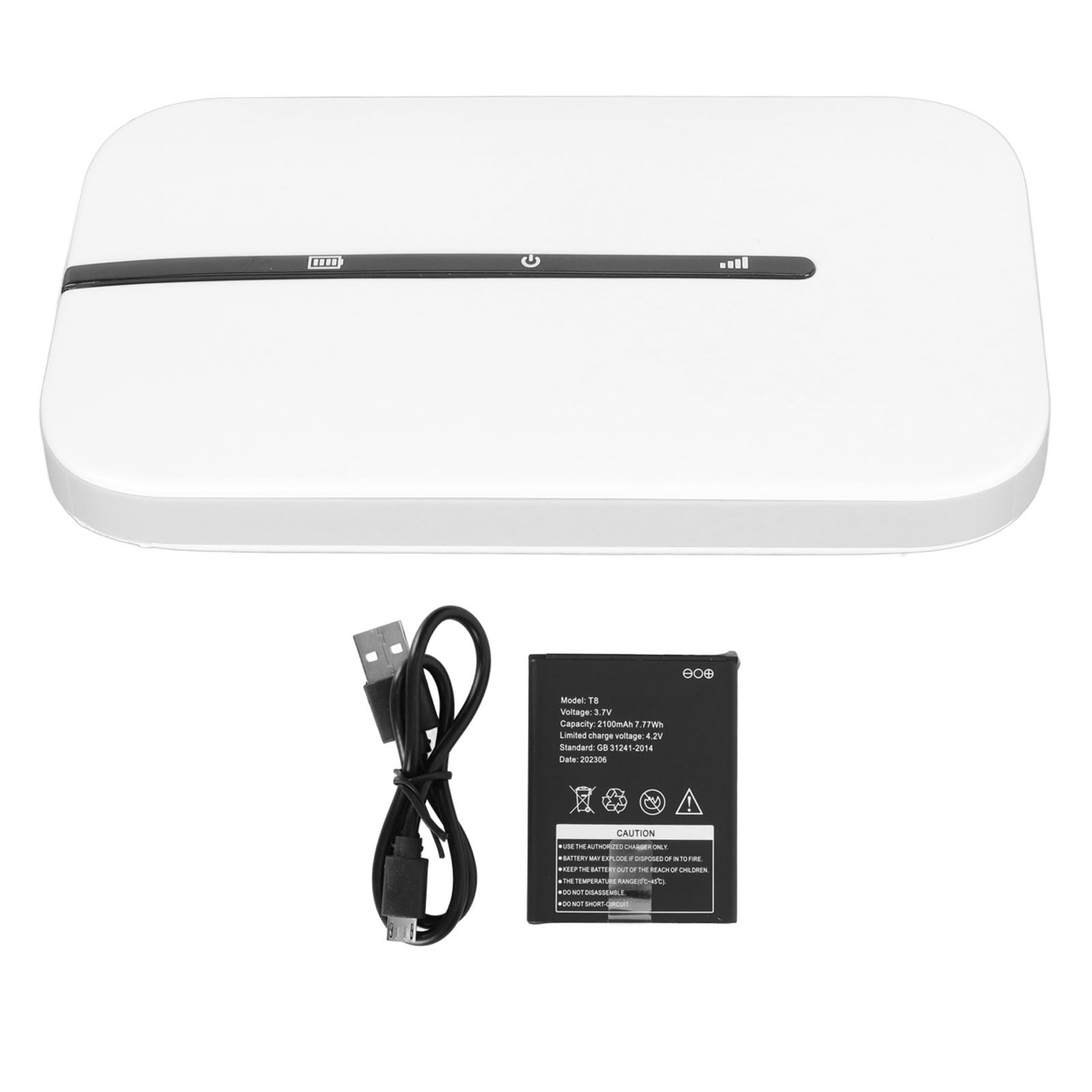 4G LTE Mobile Wifi Hotspot with SIM Card Slot 150Mbps Up To 10 Users 2100mAh Battery Portable