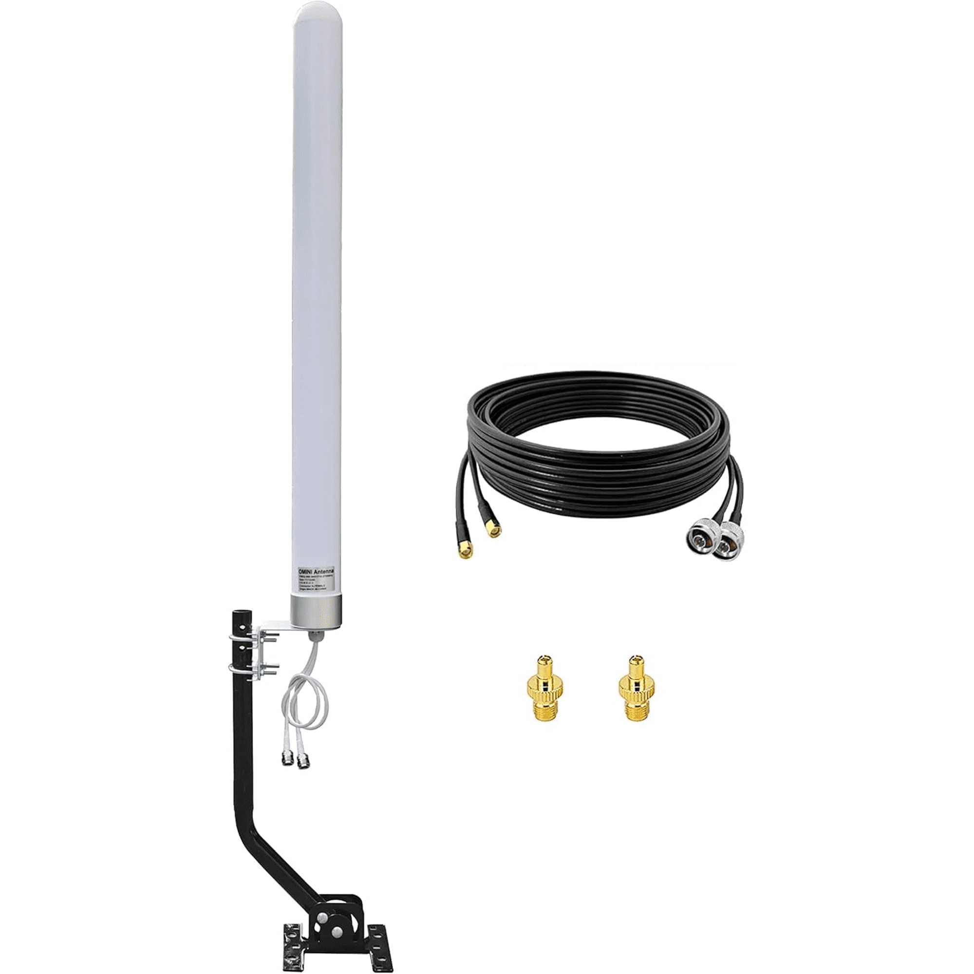 4G LTE Outdoor Omni Antenna for Cell Signal Booster & WiFi Router, Supports US/Canada Networks