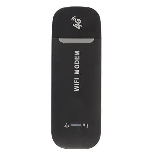 4G LTE USB Modem,Mobile Internet Devices SIM Card Slot,High Speed Portable Travel Hotspot Mini Router,Up to 10 Users,Black