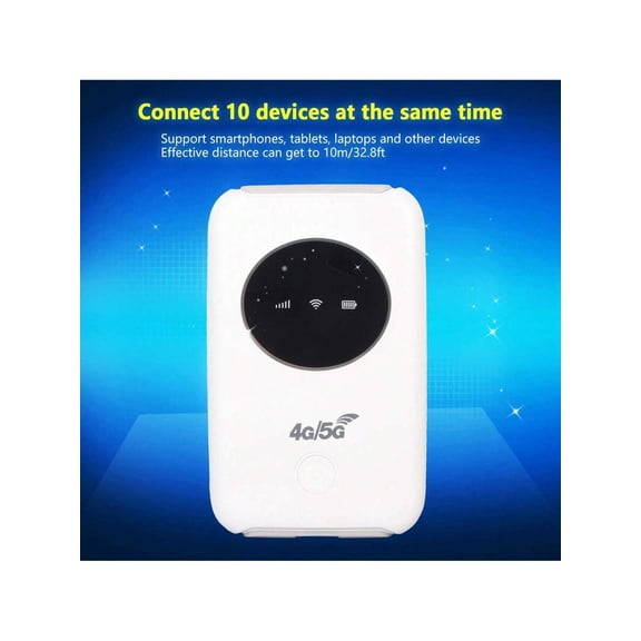 4G LTE USB WiFi Modem 150Mbps Unlocked 4G WiFi SIM Card Slot Built In 3200MAh Wireless Portable WiFi Router