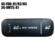 4G LTE WIFI Wireless USB Dongle Stick Mobile Modem Portable, No Setup, for Home and Office Use, Plastic Material