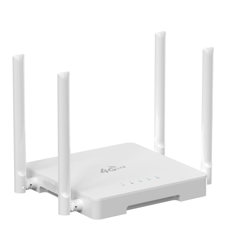 4G LTE WIFI6 Router 300Mbps With Sim Card Slot WiFi Modem 802.11ax With 4*5dBi High Gain Antennas use For Home/dormitory/bedrooms R602