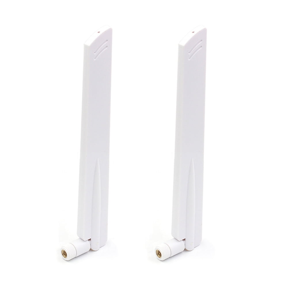 4G LTE antenna 10dBi (2 pieces) omnidirectional antenna 4G antenna 22cm compatible with mobile phone 4G cellular - white