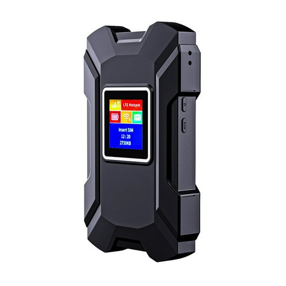 4G Lte Router Wireless Wifi Portable Modem Mini Outdoor Hotspot Pocket Mifi 150mbps Sim Card Slot Repeater 3000mah Black