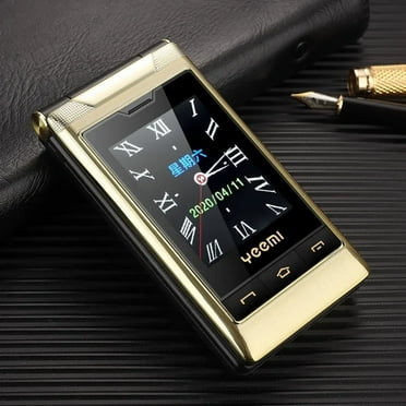 4G Mobile Phone Dual Screen Dual SIM Flip Phone Large Keyboard Loud Elderly Phone Long Standby