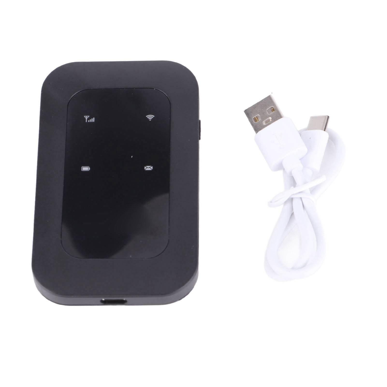 4G Portable WiFi, High Speed Multifunctional Slim Card Inserted Portable 4G WiFi Router  For Car For Tablet For Laptop For Travel