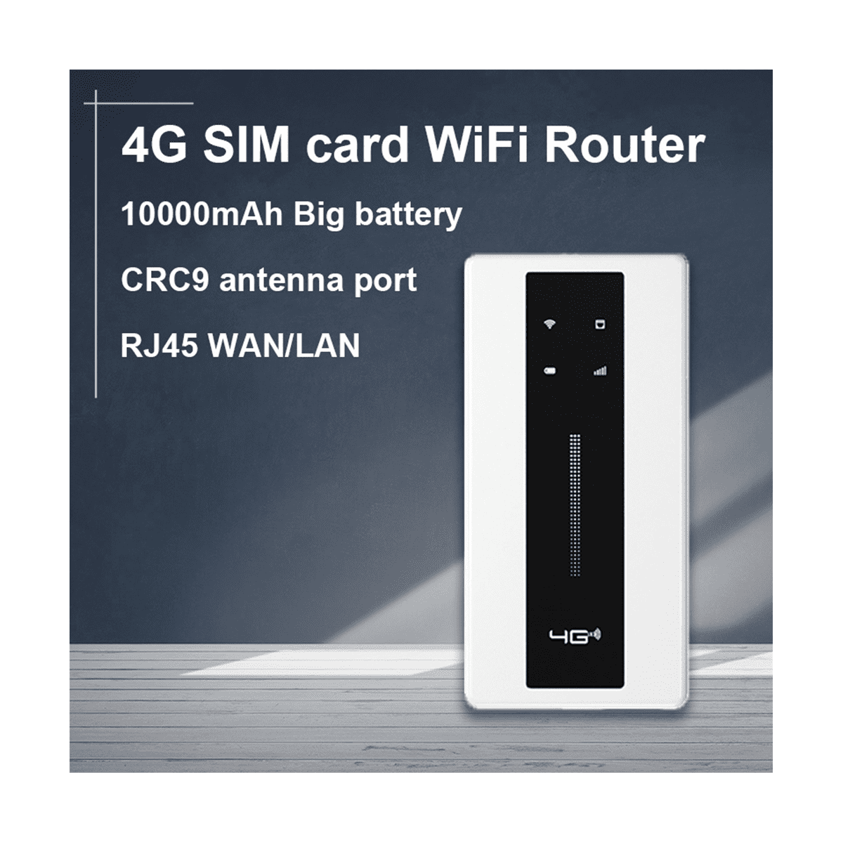 4g sim card wifi router 150mpbs 10000mah battery lte modem travel