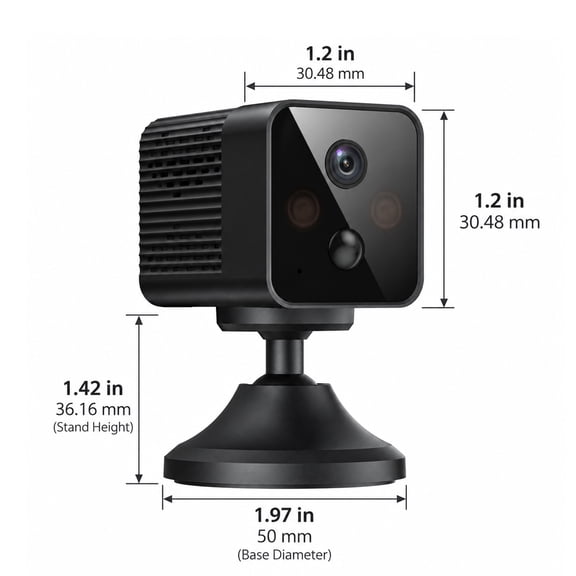 4G Security Camera, No Wi-Fi Needed for Real-Time Viewing, Motion Detection & Instant Alerts, Easy Setup, Indoor Camera for Home, Apartment, Porch & Pet Monitoring,