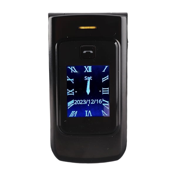 4G Senior Flip Phone Dual Screen Display 4800mAh Battery Big Buttons Loud Sound Clear Voice SOS Button Unlocked Cell Phone for Elderly / 2.6 in Screen / 14 x 8 x 7 cm Pack