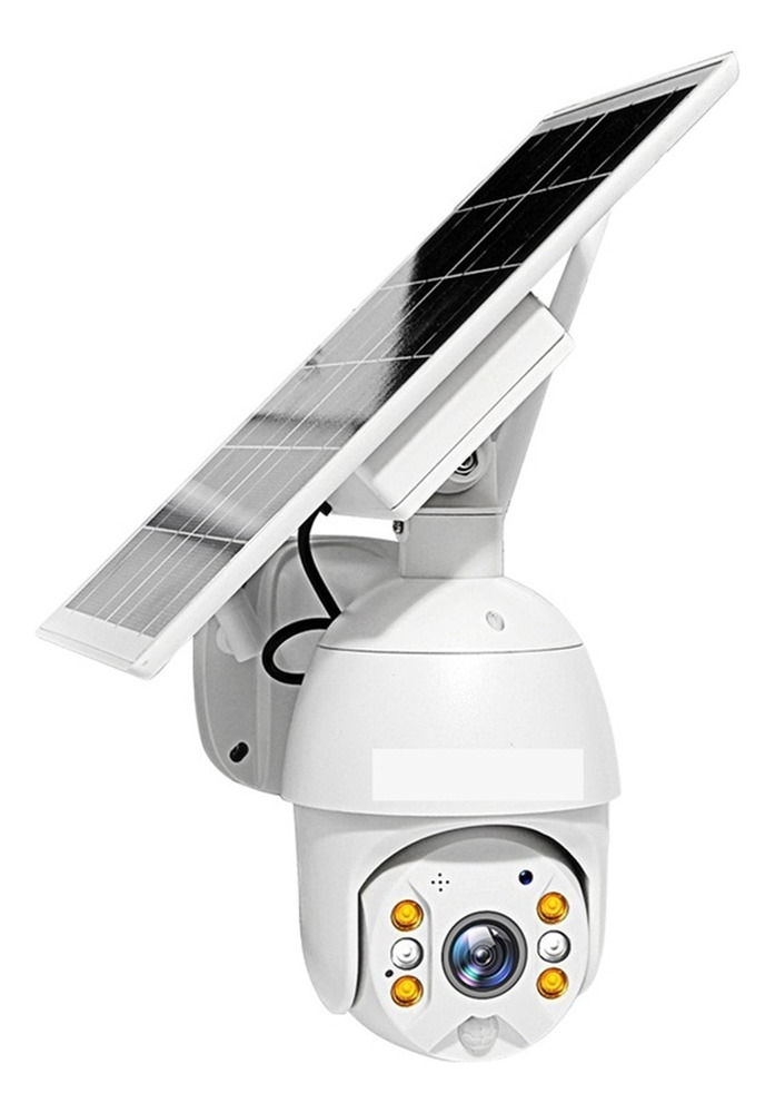4G Sim Version Solar Panel Camera PTZ 2MP HD Monitor