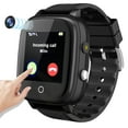 thumbnail image 1 of 4G Smart Watch Kids Wristwatch Touch Screen GPS Locator Tracker Anti-Lost SOS Video Call Wifi Function, Black, 1 of 14