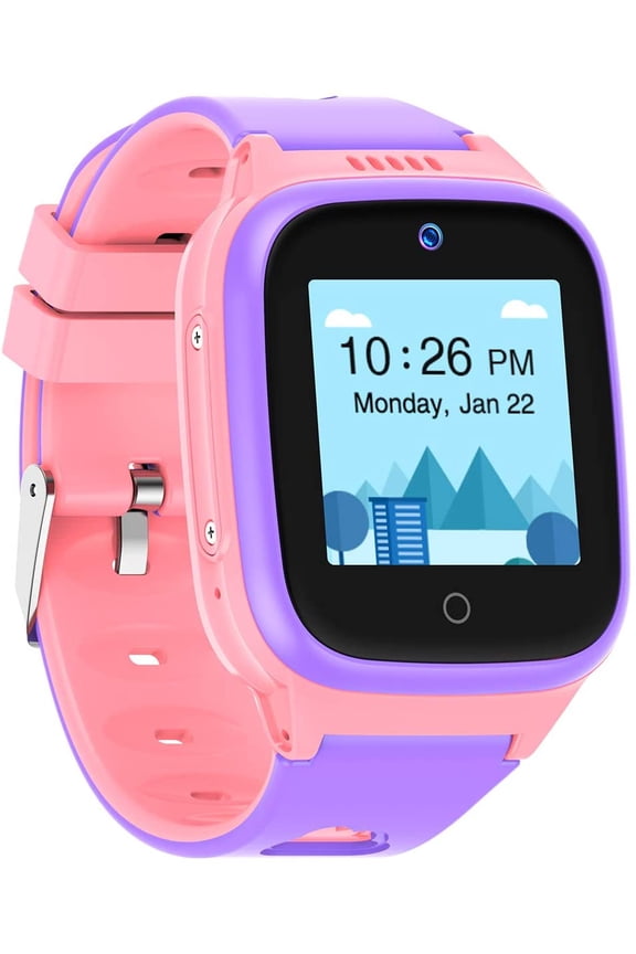 4G Smart Watch for Kids with WiFi GPS Tracker Video Chat SOS Camera Alarm Clock Anti-Lost Watch for Kids
