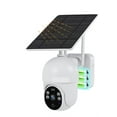 4G Solar Powered Outdoor Security Camera WIFI PTZ 1080P Video