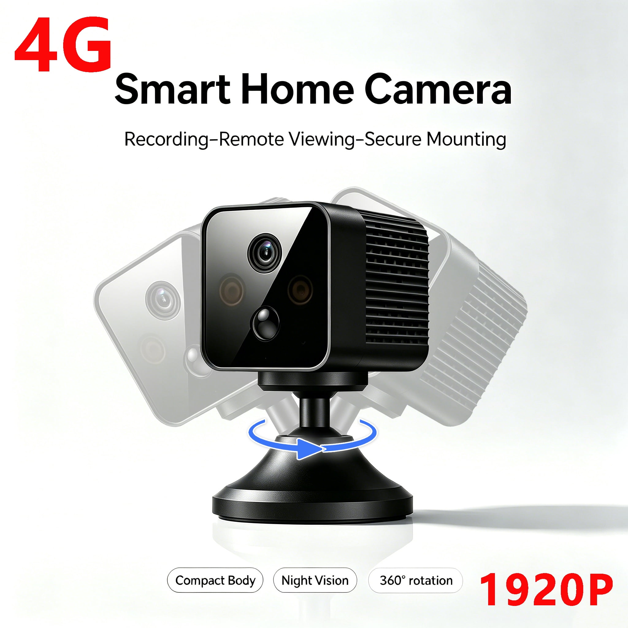 4G Wireless Mini Camera - Full Color Night Vision, 1920P,Two-Way Audio ...