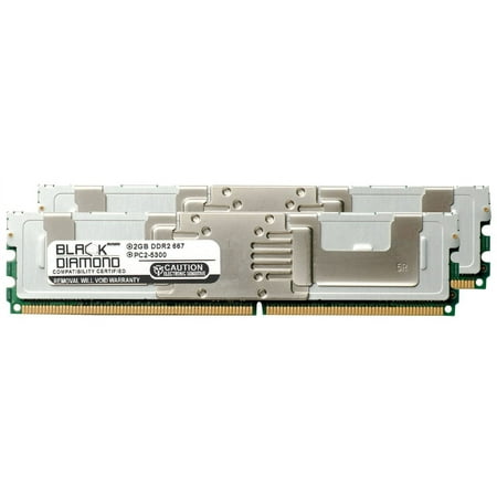 4GB 2X2GB Memory RAM for Sun Netra T5220 DDR2 FBDIMM 240pin PC2-5300 667MHz Black Diamond Memory Module Upgrade