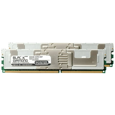 4GB 2X2GB Memory RAM for Tyan T Series T-630G DX Server DDR2 FBDIMM 240pin PC2-5300 667MHz Black Diamond Memory Module Upgrade