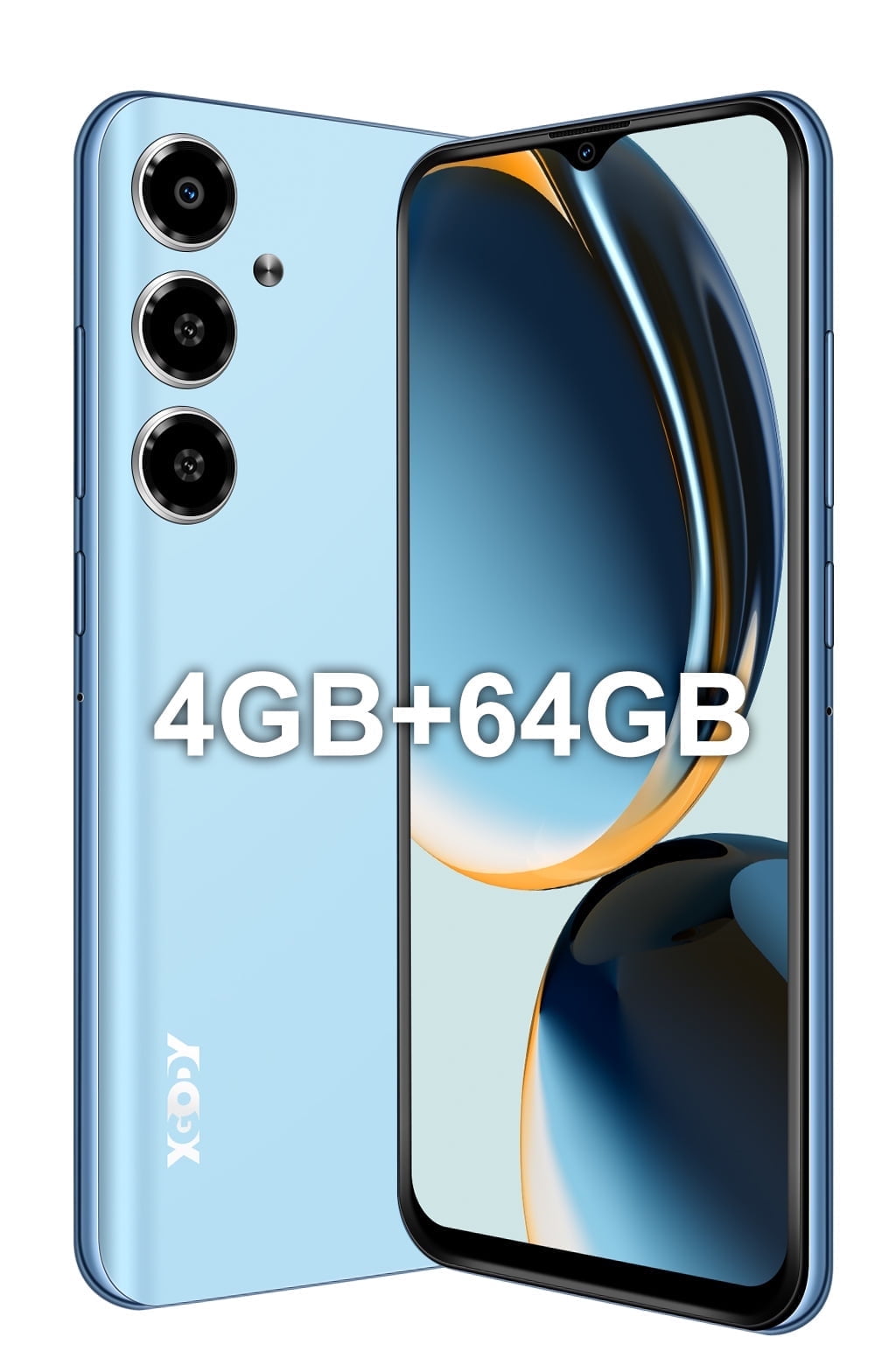 XGODY V50 4GB + 64GB T-Mobile Unlocked Andriod phones, 6.5'' 4500mAh Cellphone, 8-Packing, Blue