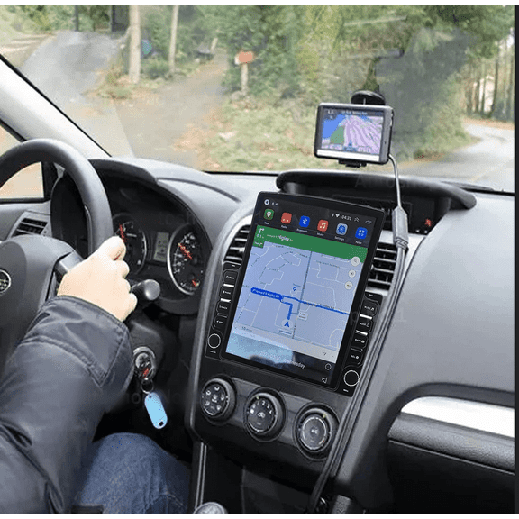 4GB+64GB Car Stereo Fit For Subaru Imprez 2012-2016 GPS Navigation, Android 15, 9.7In Touch Screen Head Unit with Wireless CarPlay/Android Auto, WiFi Bluetooth RDS DSP, Steering Wheel Control