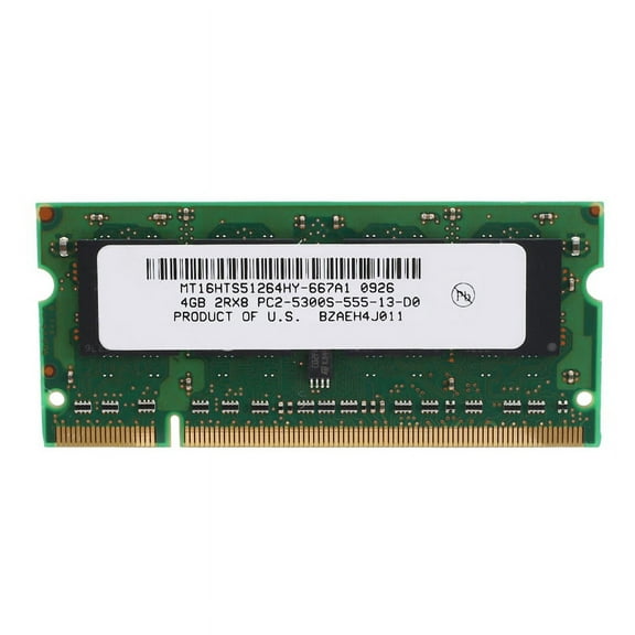 4GB DDR2 Laptop Ram 667Mhz PC2 5300 SODIMM 2RX8 200 Pins for Laptop Memory,1 * RAM,random colors