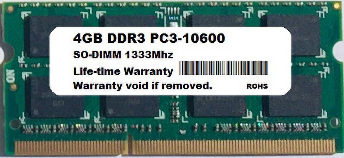 4GB DDR3 PC3-10600 1333MHz PC3-1333 SODIMM Laptop Memory RAM For Apple Dell HP