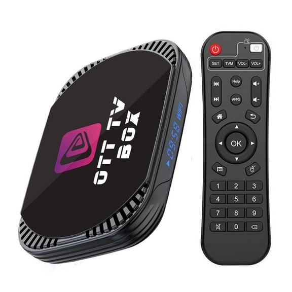 4GB RAM 128GB ROM Amlogic S905X4 Android 11.0 TV Box MXIII X4 with 8K Ultra HD H.265 Dual Band WiFi BT 4.0 Media Box 2.4/5Ghz WiFi 1000M LAN