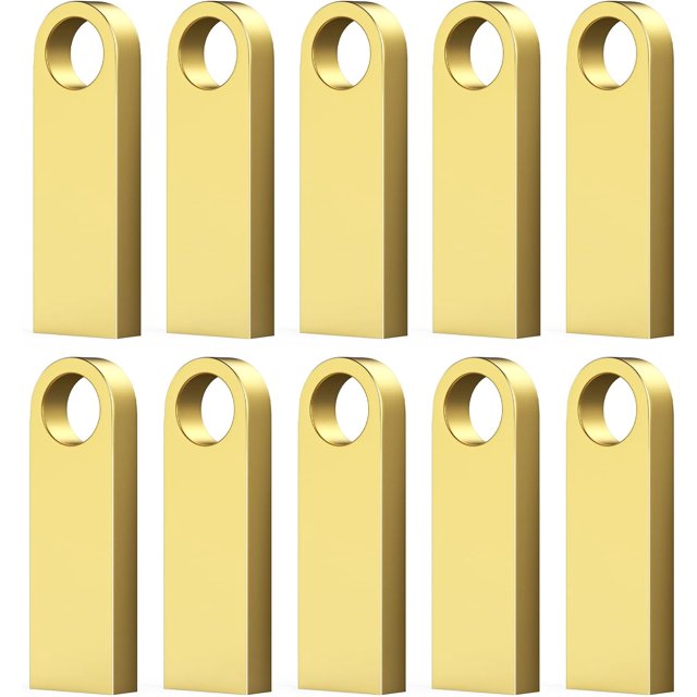 4GB USB Flash Drive, Hrich USB 2.0 Flash Drive 10 Pieces, Memory Stick