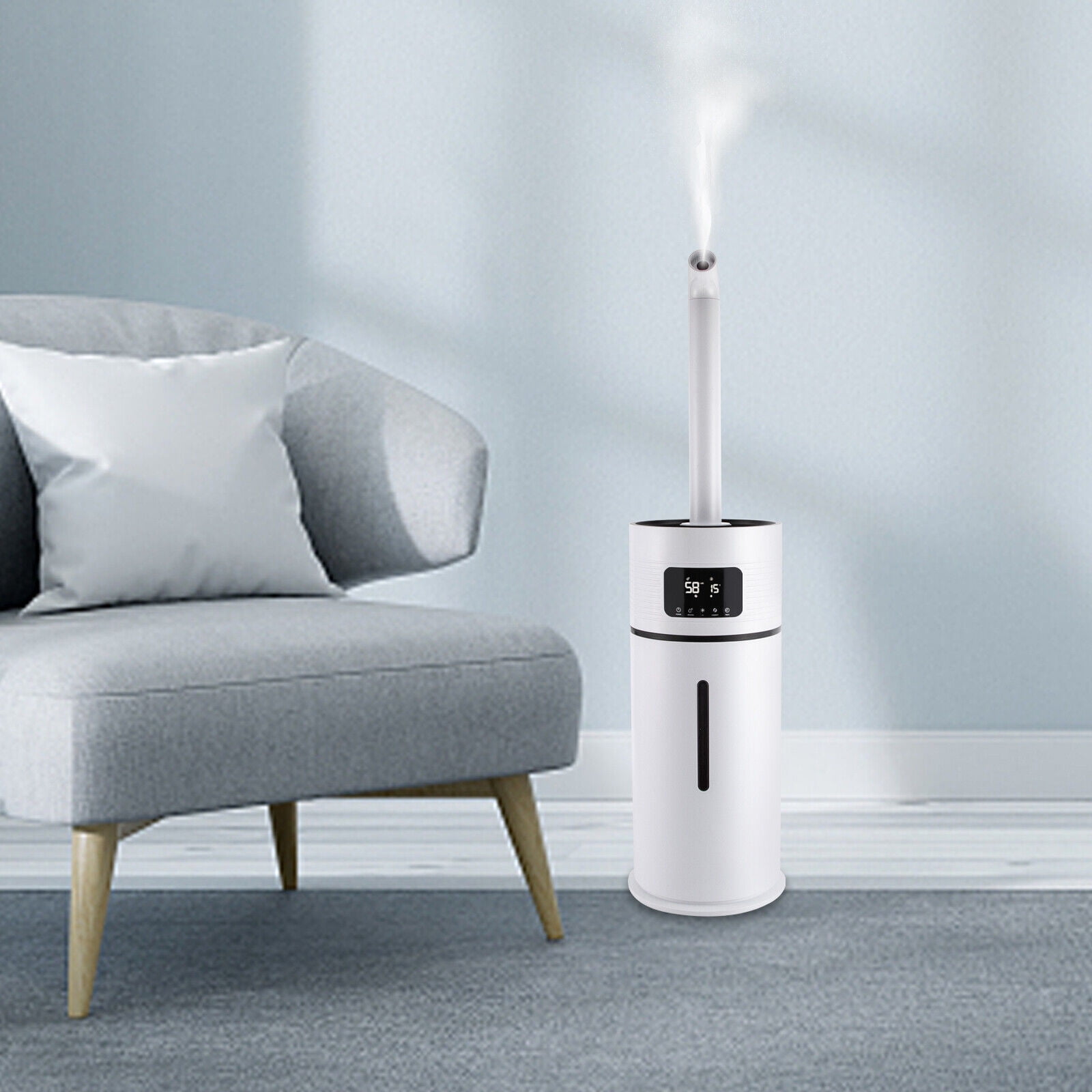 4Gal Ultrasonic Mist Humidifier White Commercial Large Humidifiers