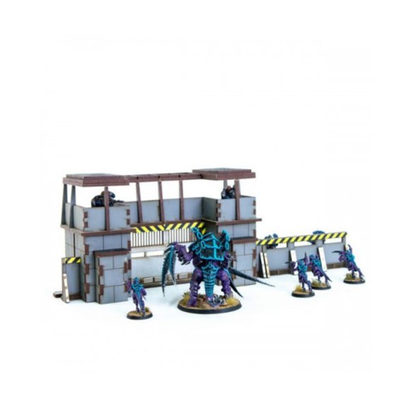 4Ground Defensive Lines - Gate House (Pre-Painted) New