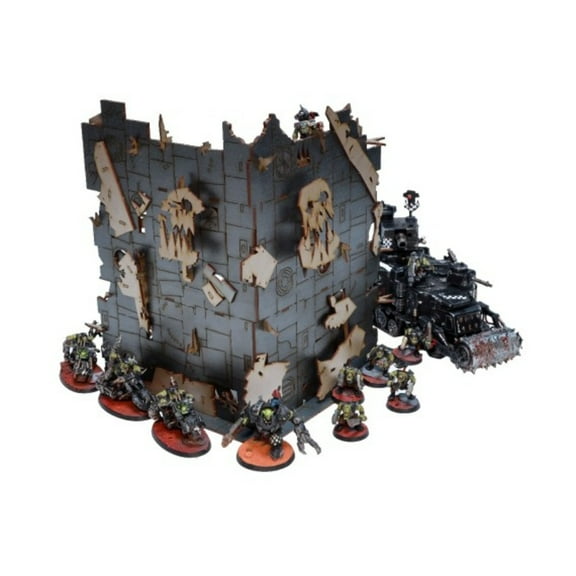 4Ground Skrapheap Ruins - Large L-Shape 2 (Pre-Painted) New