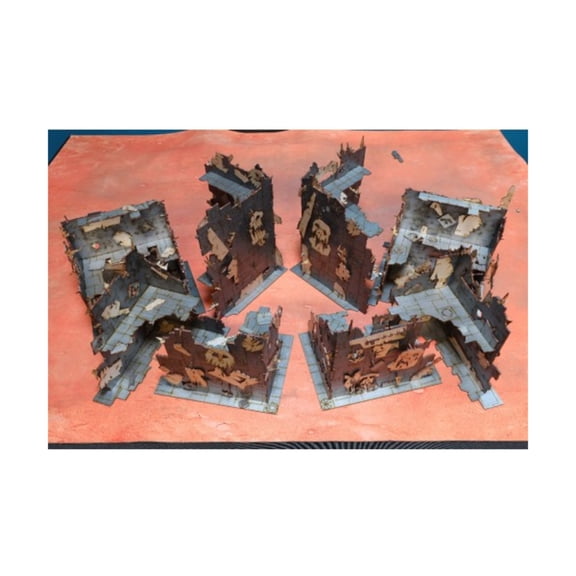 4Ground Skrapheap Ruins Set (Pre-Painted) New
