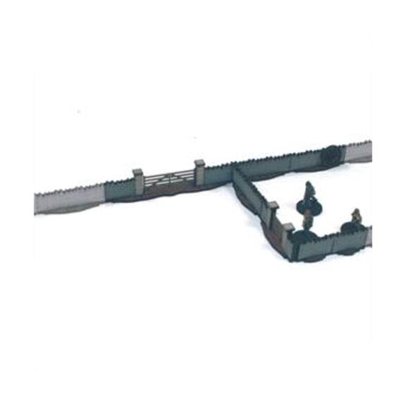 4Ground Stone Short Wall Section w/Gate (Pre-Painted) New