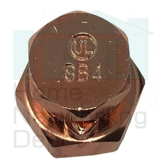 4H SPLIT BOLT CONNECTOR BY PREMISA™ FOR 8 THRU 4 AWG BRAIDED OR SOLID CU CONDUCTORS UL LISTED - 10 (TEN PACK)
