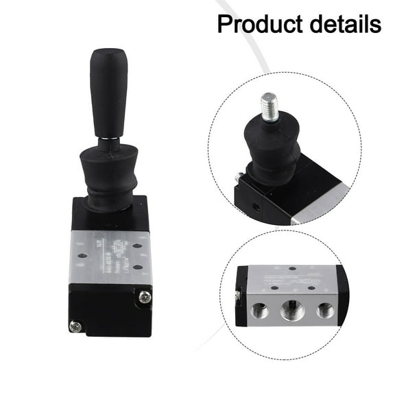 4H230C-08 Pneumatic 1/4\" Pt 5 Way 3 Position Air Hand Lever Operated Valve